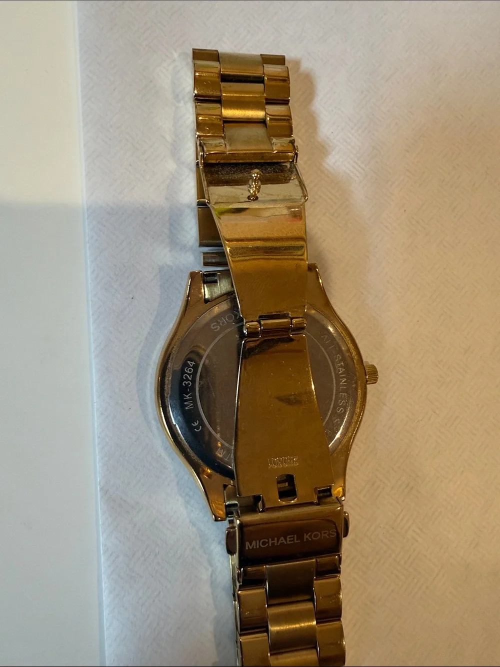Gold Bracelet Watch with Pink Dial - Women Accessories